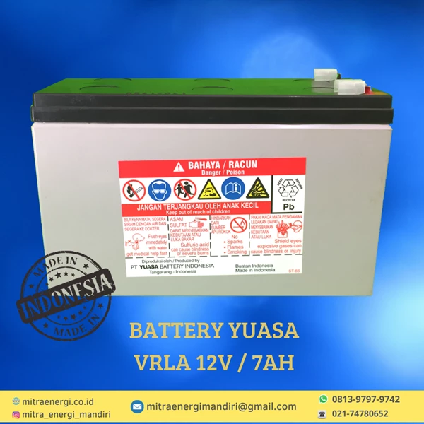 Battery YUASA NP Series 1.2AH~100AH